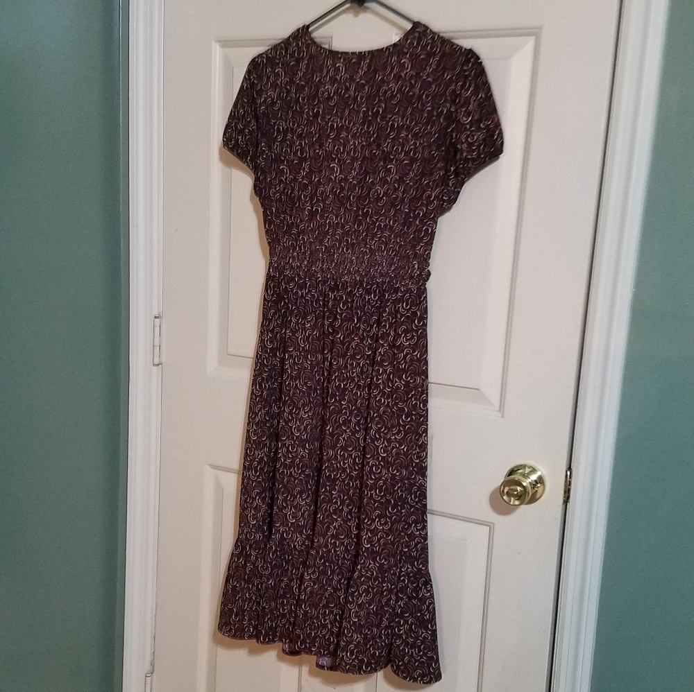 Motherhood Maternity Vneck Dress (E3-X) - Picture 2 of 8